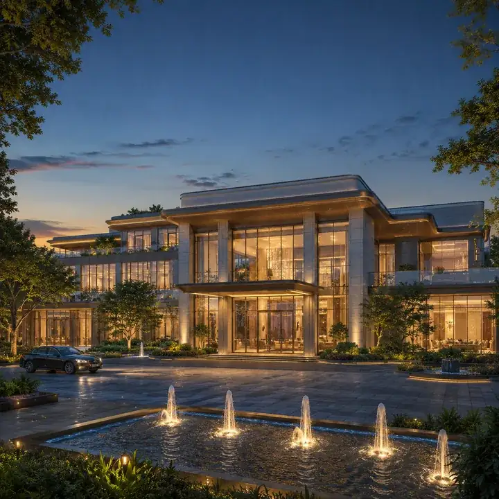 Brigade Granada signature clubhouse at the 40-acre integrated township on Kadugodi-Hoskote Road, Whitefield